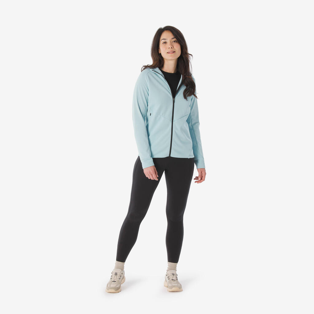 Women’s Mountain Hiking Fleece MH500 Light Full Zip