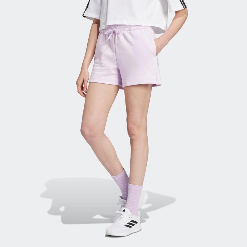 Short de fitness femme, violet