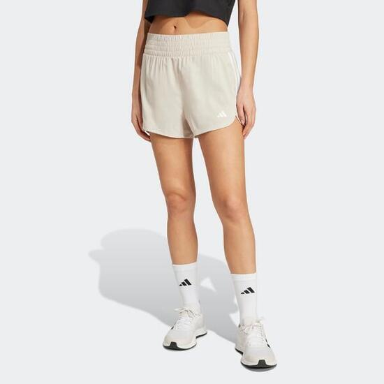 Short de fitness femme, gris