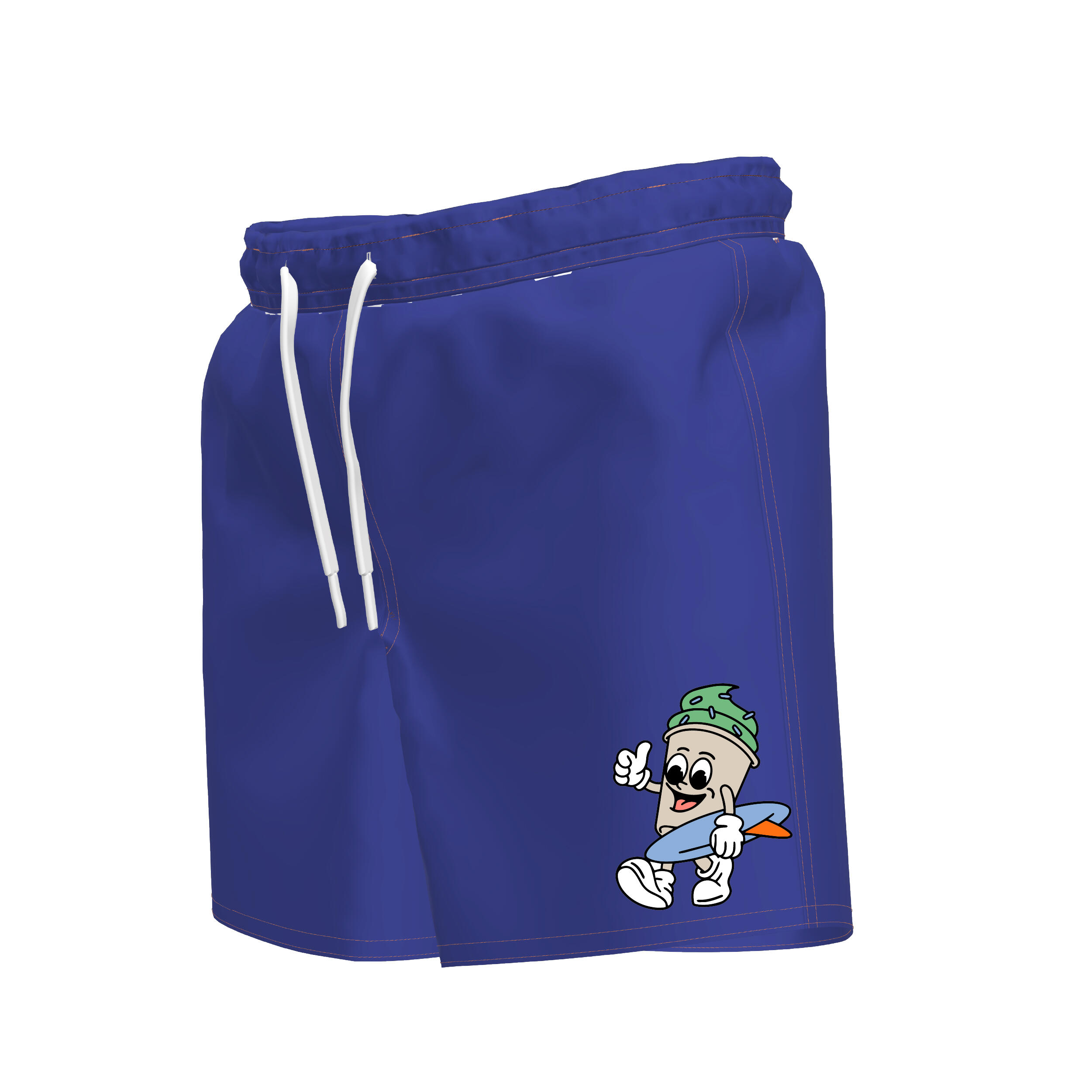 OLAIAN Boardshorts Kinder 100 Strukturstoff blau 103-112cm 4-5J
