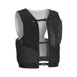 Gilet trail running compétition porte flasques mixte - kiprun veste 5l noir