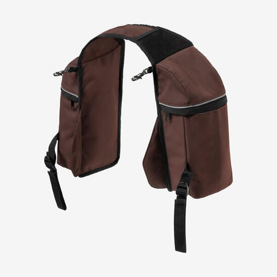 Satteltaschen Wanderreiten Sentier braun