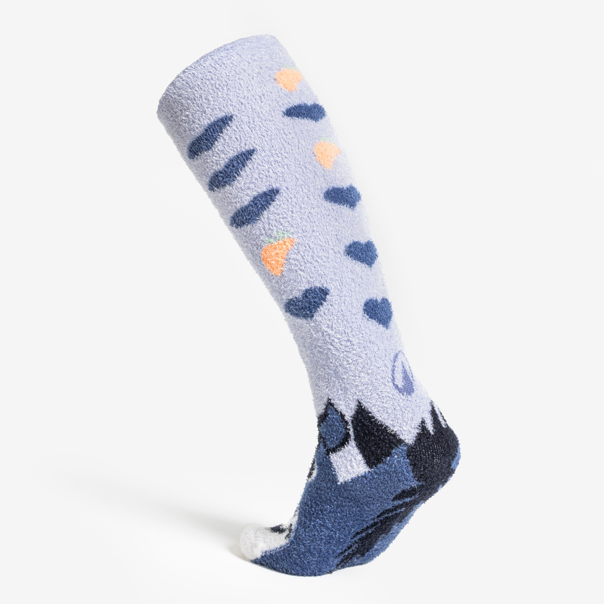 Chaussettes chaudes équitation Taille 32 -37 SWEET & WARM - violet tendre 4/4