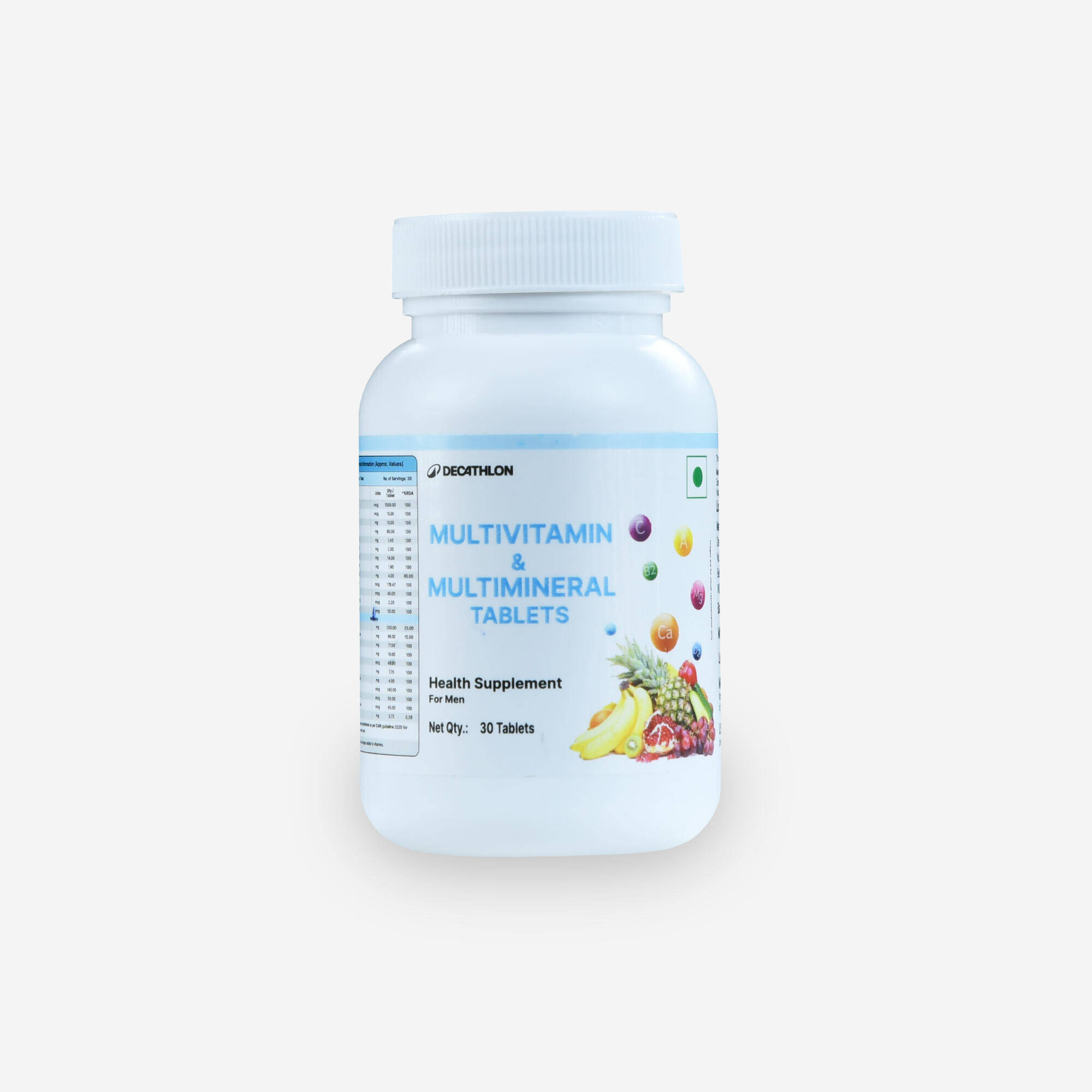 Decathlon Multivitamin and Multimineral Tablets Men 1*30 -  2