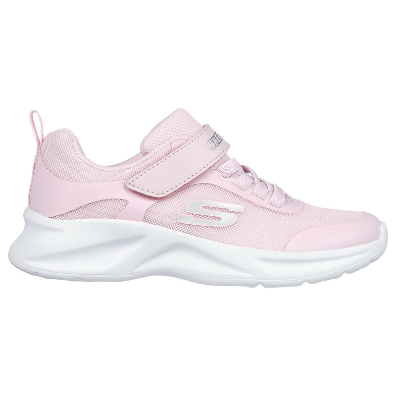 Încălțăminte sport, cu șiret și benzi cu arici Skechers Dynamatic Roz fete