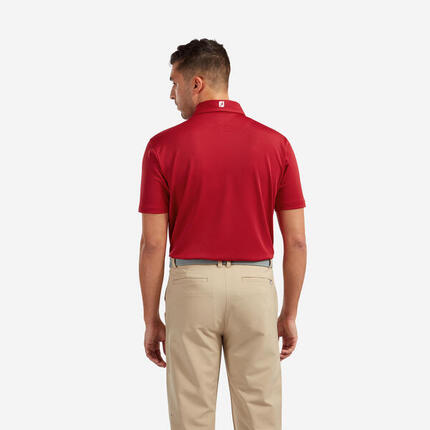 Polo de golf tejido elástico, Footjoy rojo