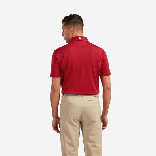 Polo de golf tejido elástico, Footjoy rojo