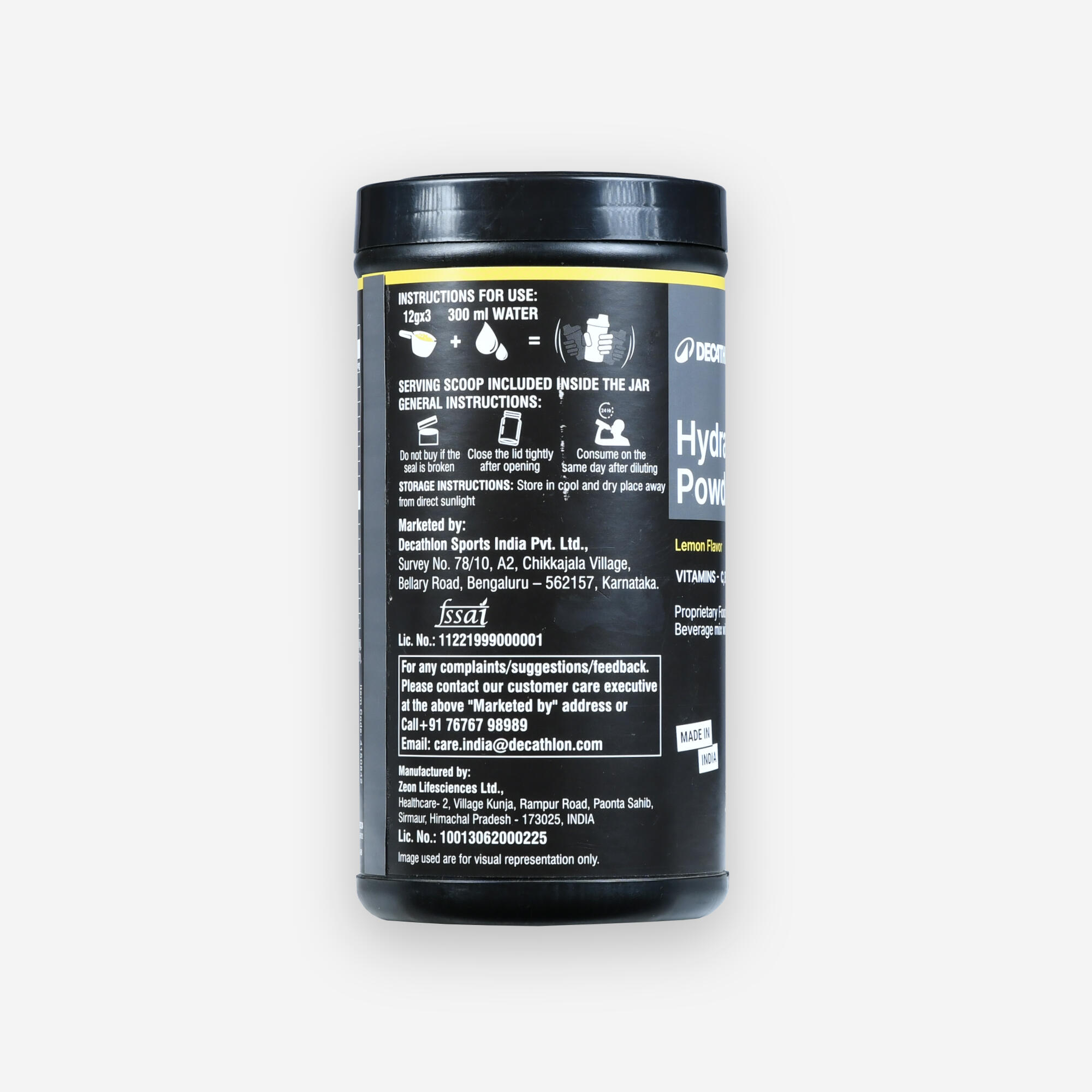 Hydration Powder 500gm - Lemon