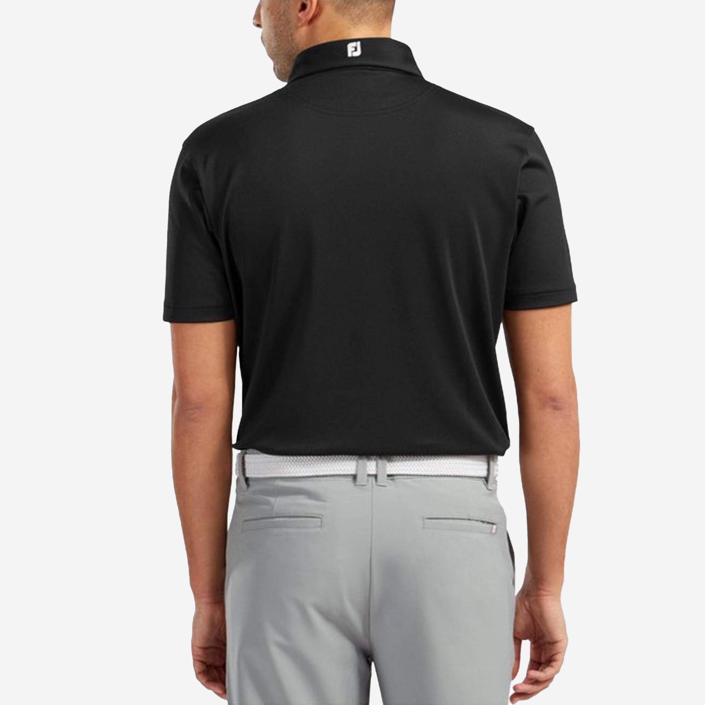 Polo de golf tejido elástico, Footjoy negro 2/3