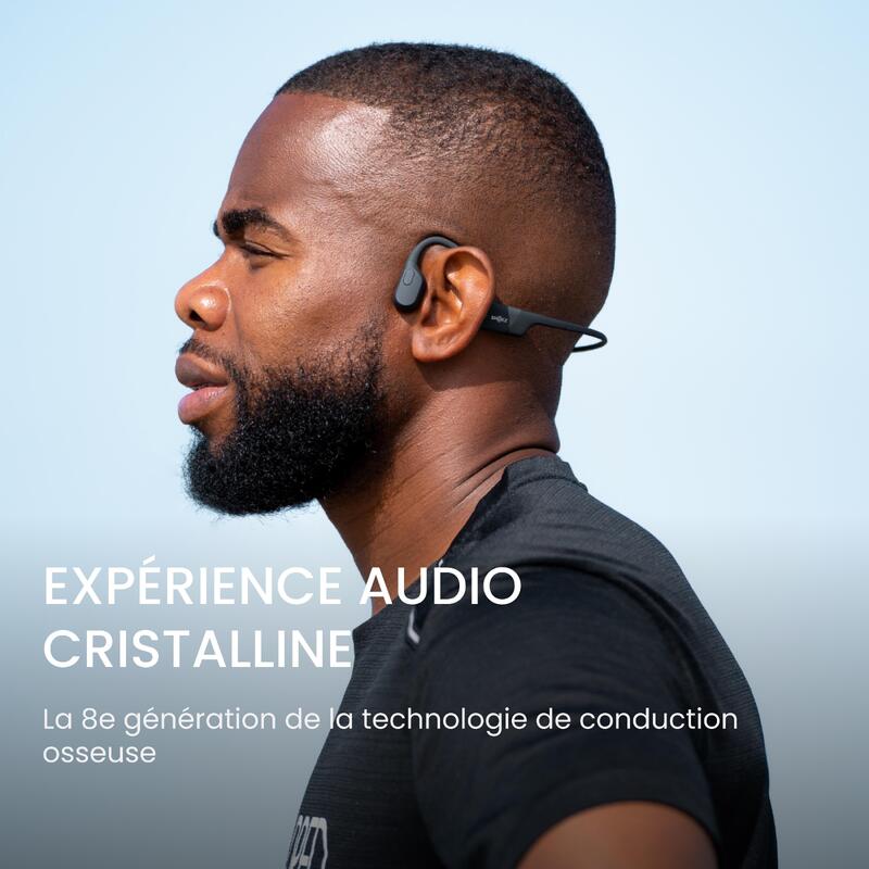 Casque de sport oreilles libres, OpenRun Mini noir