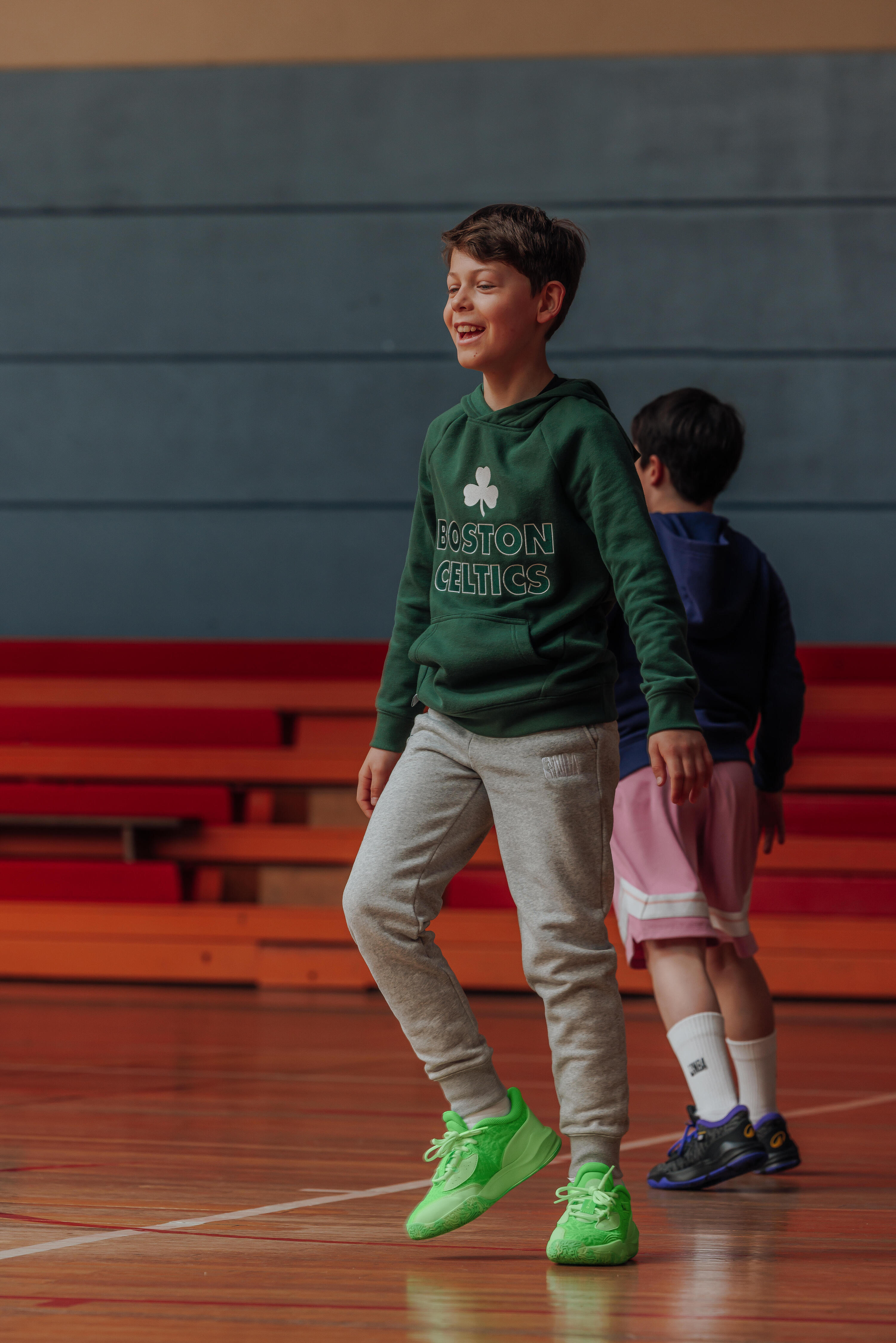 Felpa con cappuccio basket bambino 900 NBA BOSTON CELTICS verde 9/9