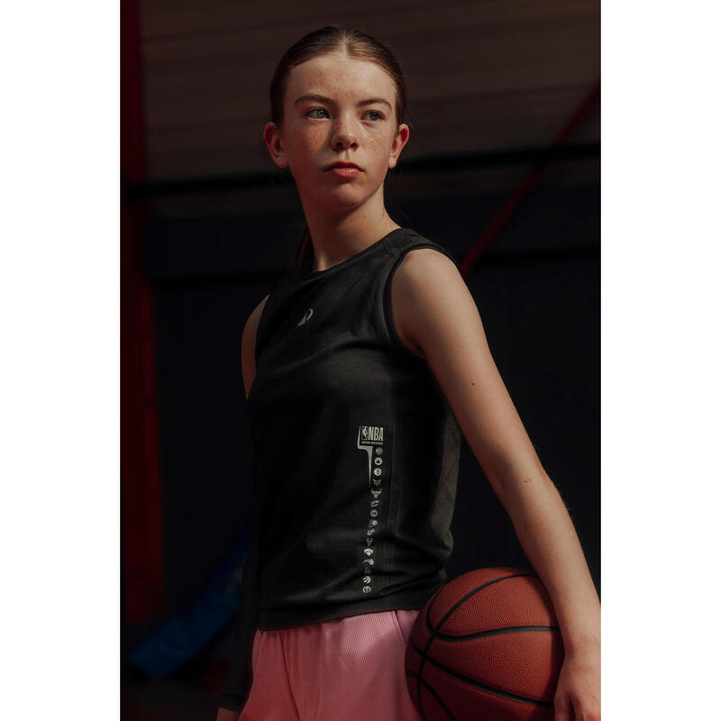 Maiou mulat baschet NBA Negru Copii
