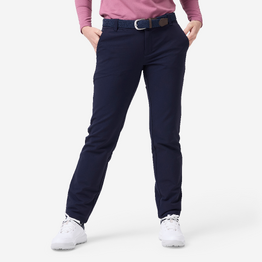 Pantalon golf hiver femme - cw500 bleu marine