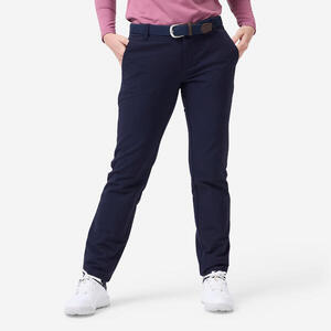 Pantalón de golf invierno Mujer - CW500 azul marino