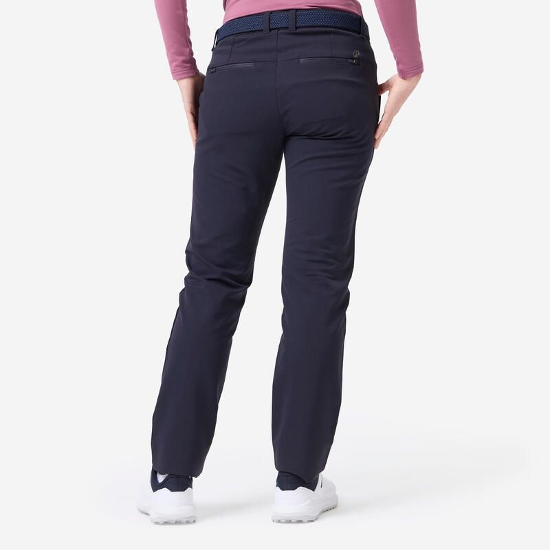 Pantalon golf CW500 Iarnă Bleumarin Damă