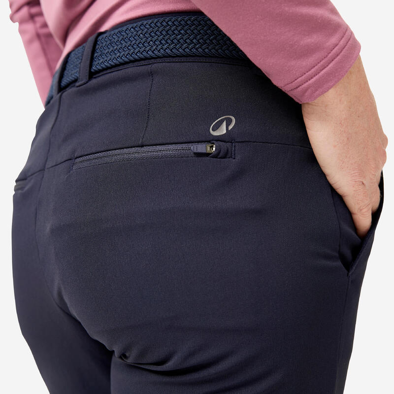 Pantalon golf CW500 Iarnă Bleumarin Damă