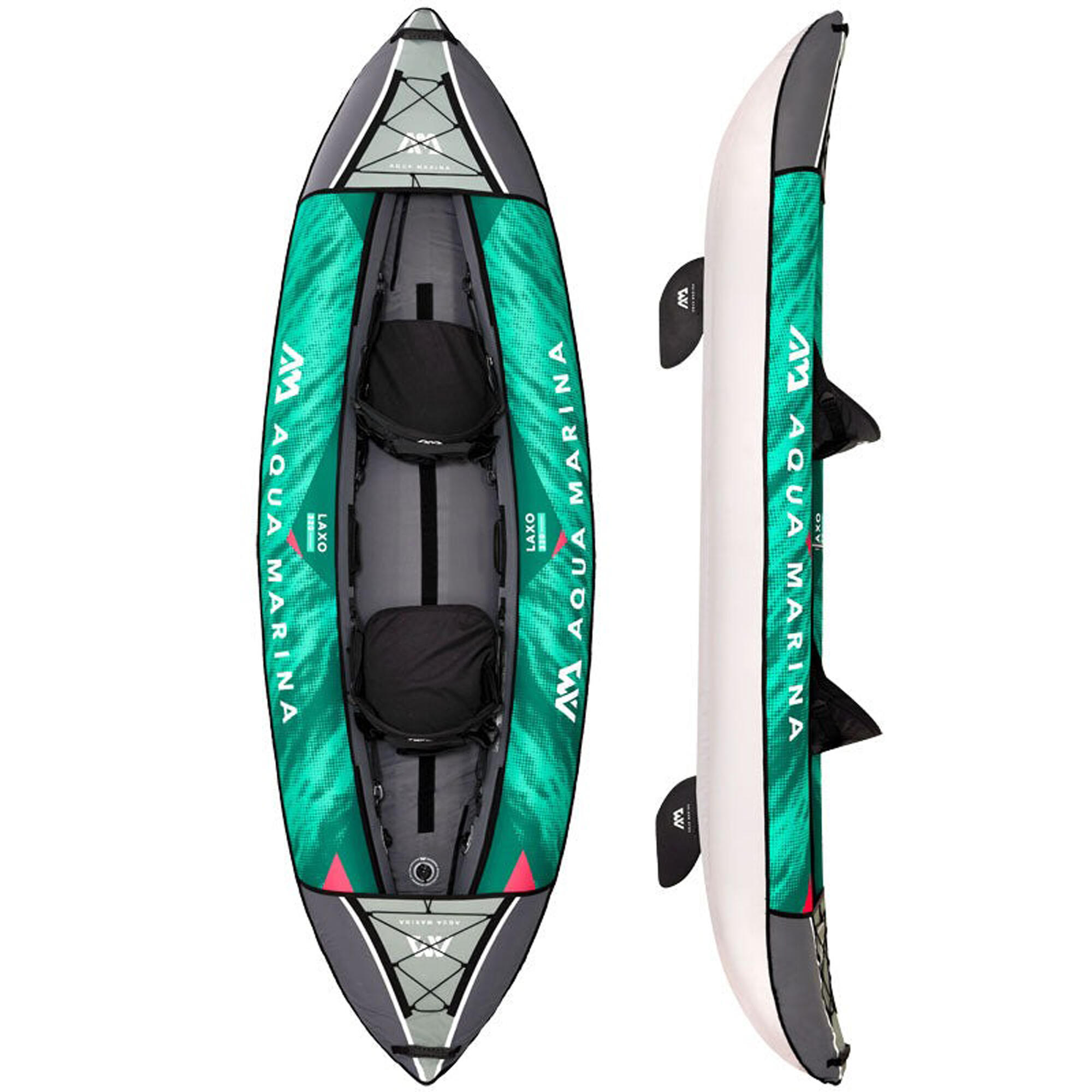 Aqua Marina Laxo 320 Inflatable Kayak Package for 1/2 People 2/4