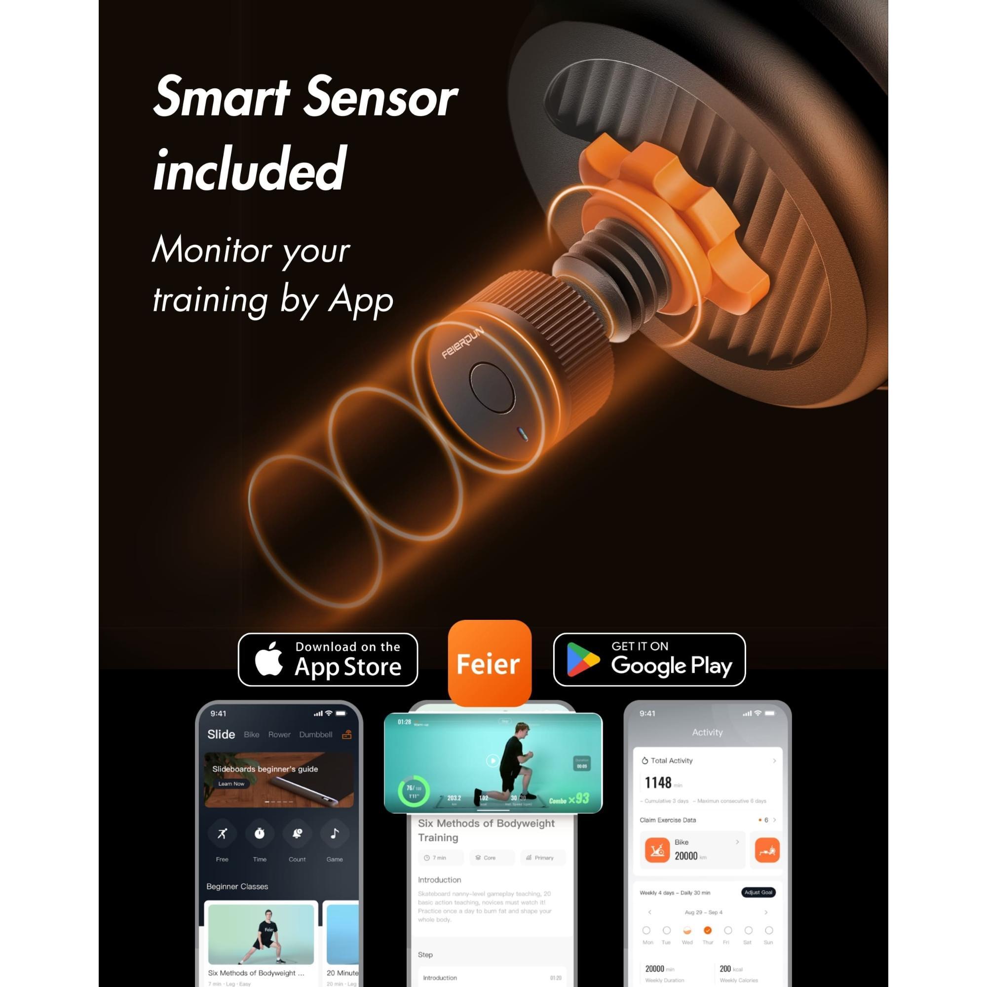 Kit de mancuernas - barras - kettlebell 20 Kg Xiaomi Fit + sensor - CD 2/10