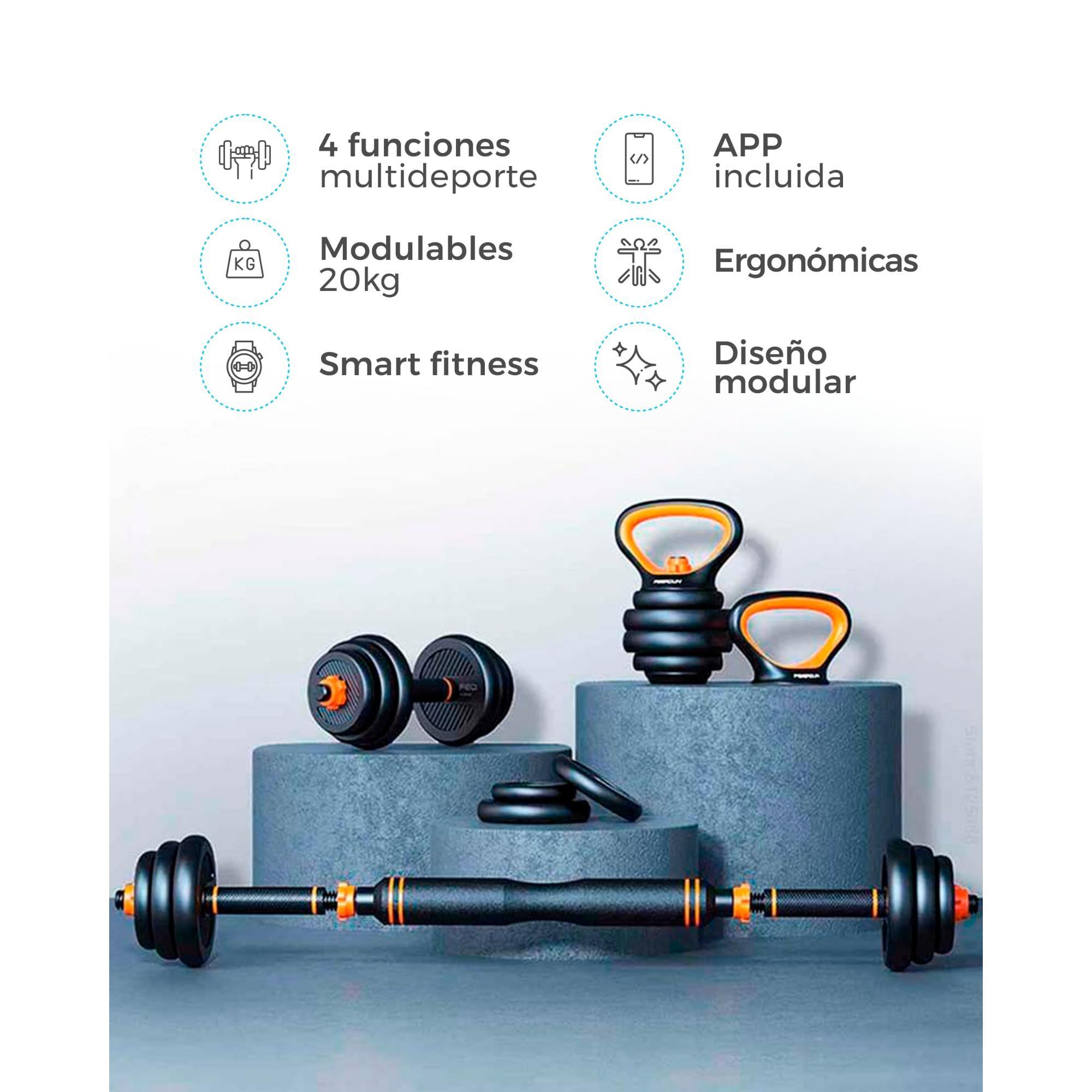 Kit de mancuernas - barras - kettlebell 20 Kg Xiaomi Fit + sensor - CD 10/10