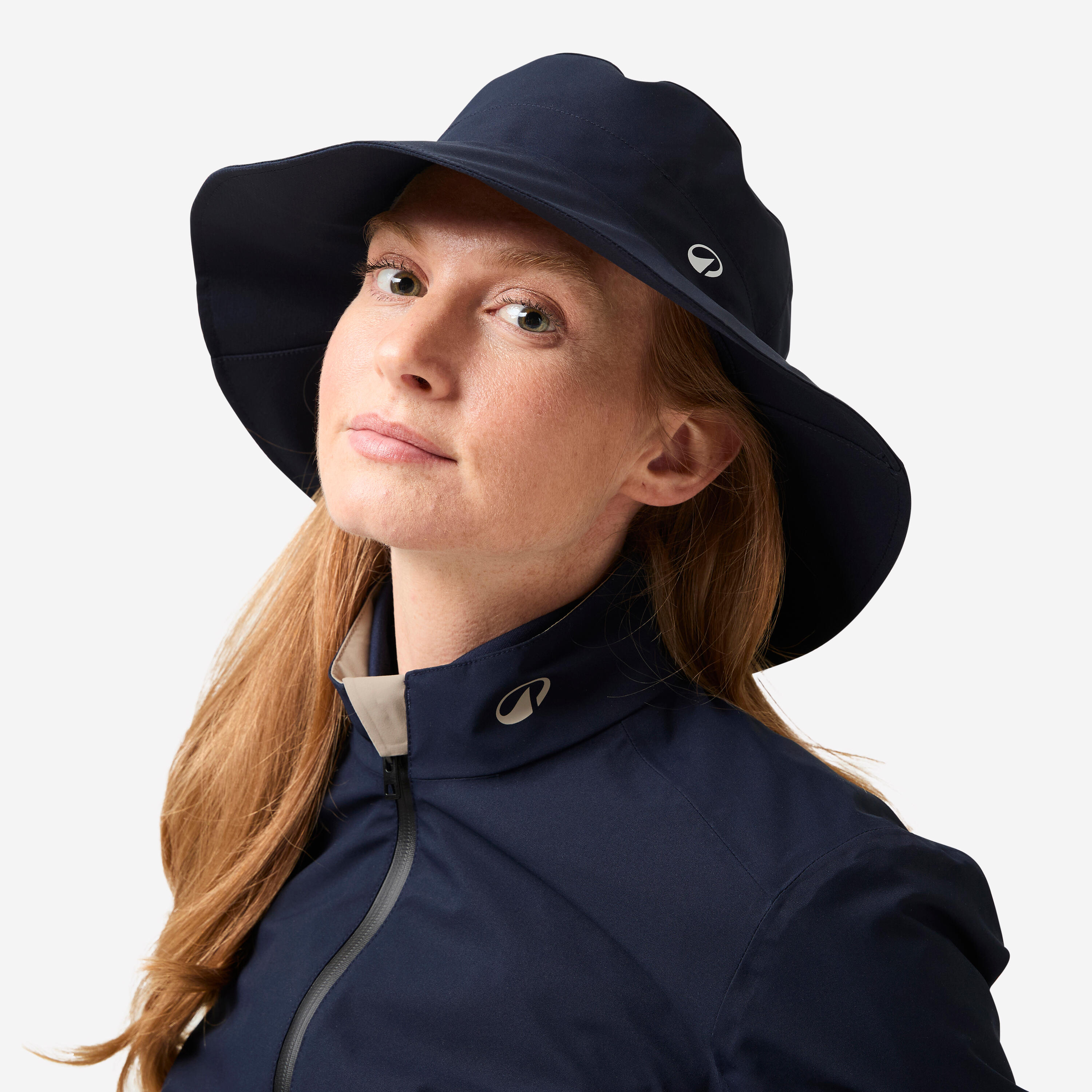 Gorro bob de golf impermeable unisex, RW500 azul marino 2/13