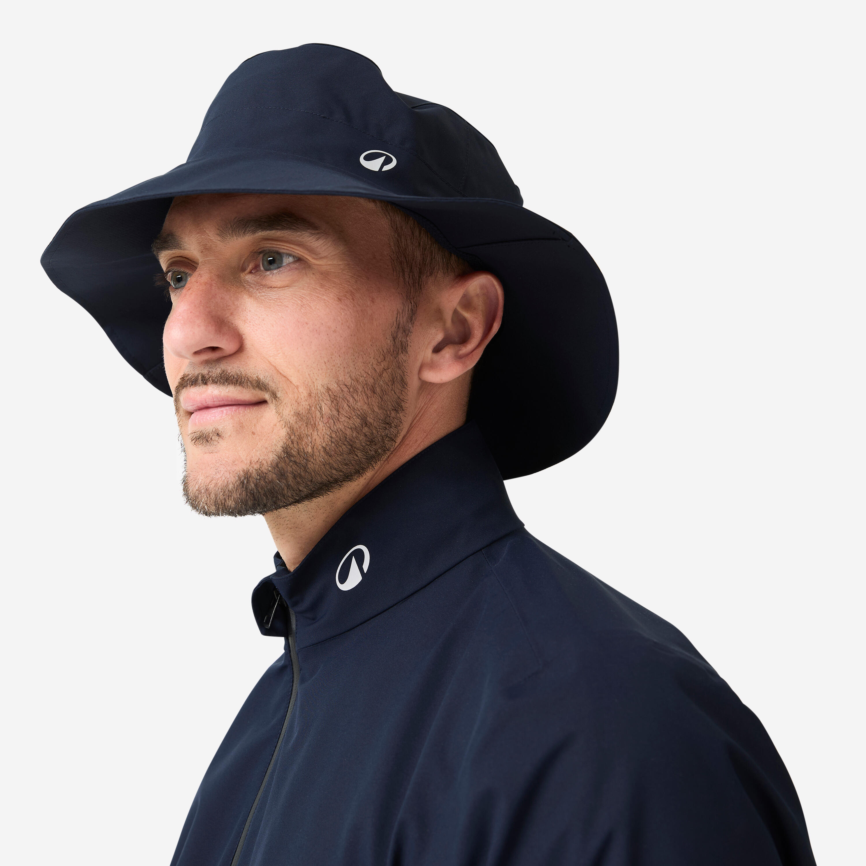 Gorro bob de golf impermeable unisex, RW500 azul marino 3/13