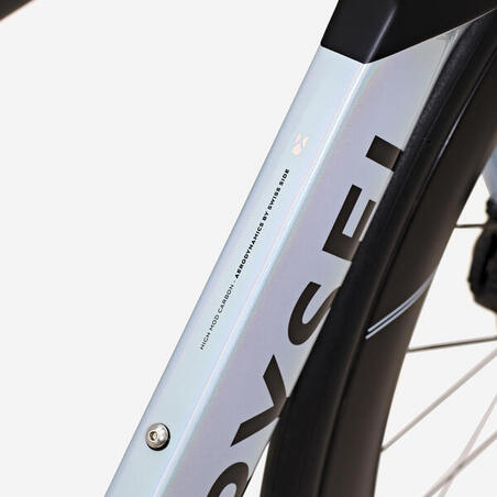 Велосипед XCR TRIATHLON ULTEGRA DI2 білий голографічний