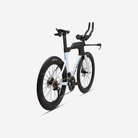Велосипед XCR TRIATHLON ULTEGRA DI2 білий голографічний