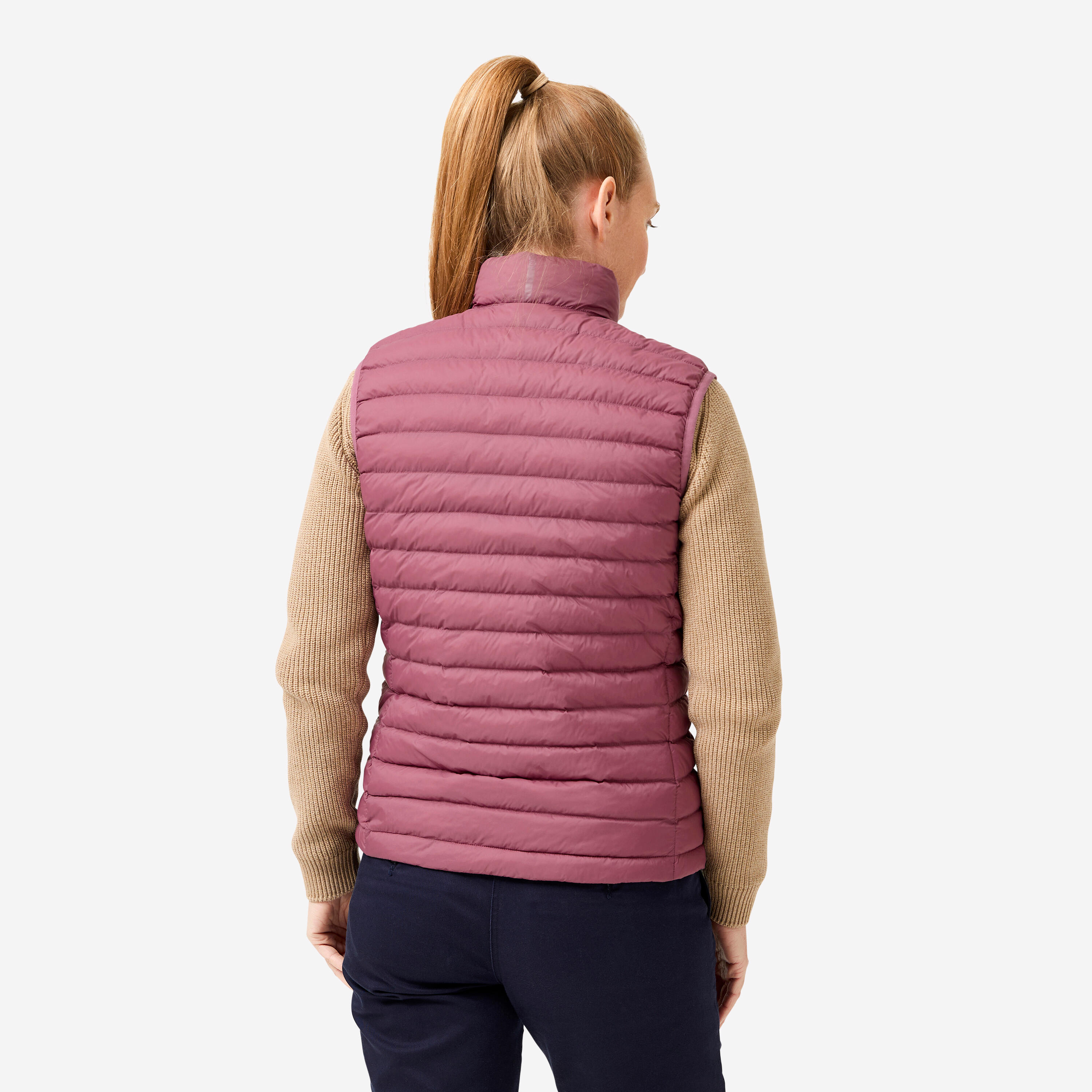 Doudoune de golf sans manches Femme, MW500 violet grisé 5/14