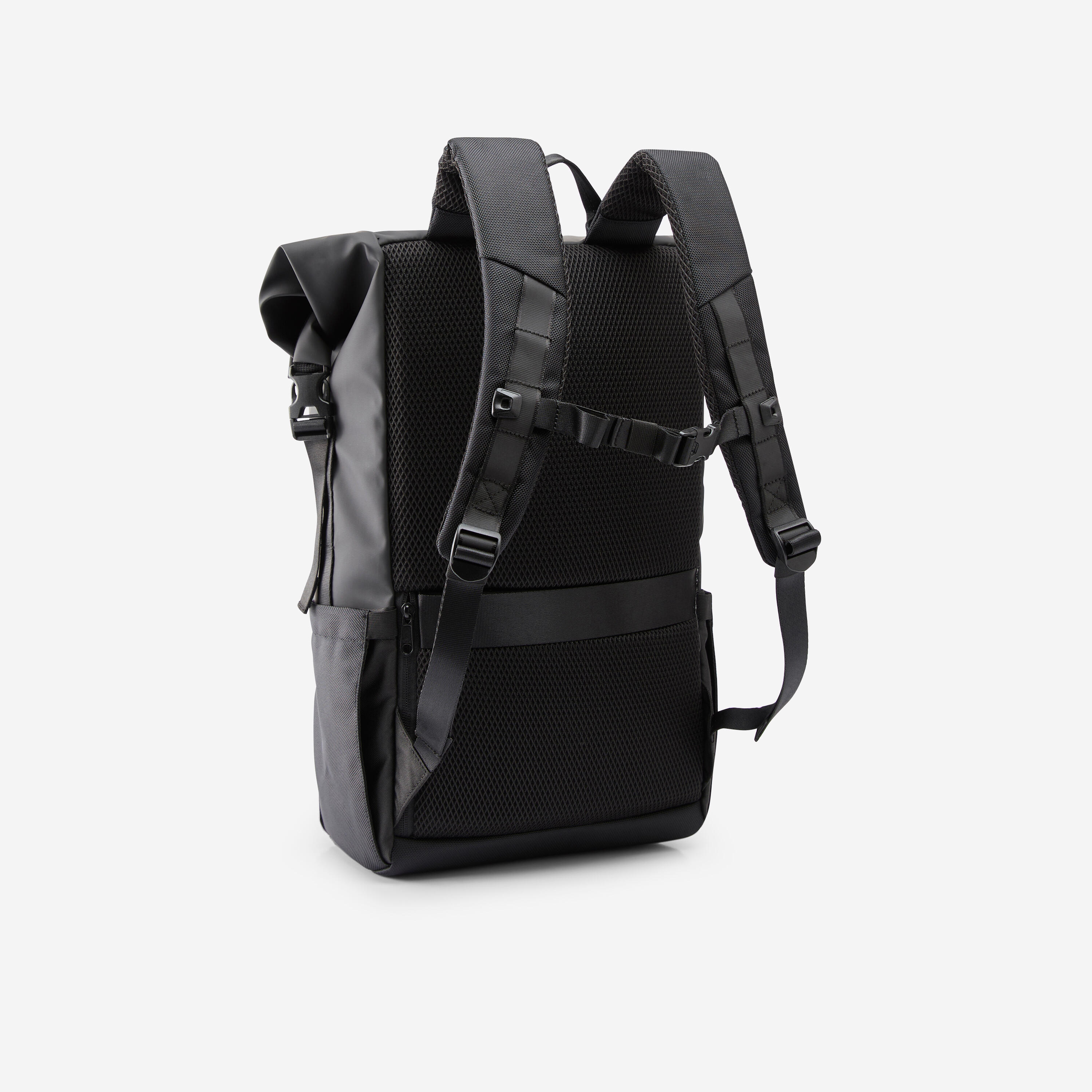 Rolltop Backpack with Laptop Pocket, 22-29 L - DECATHLON
