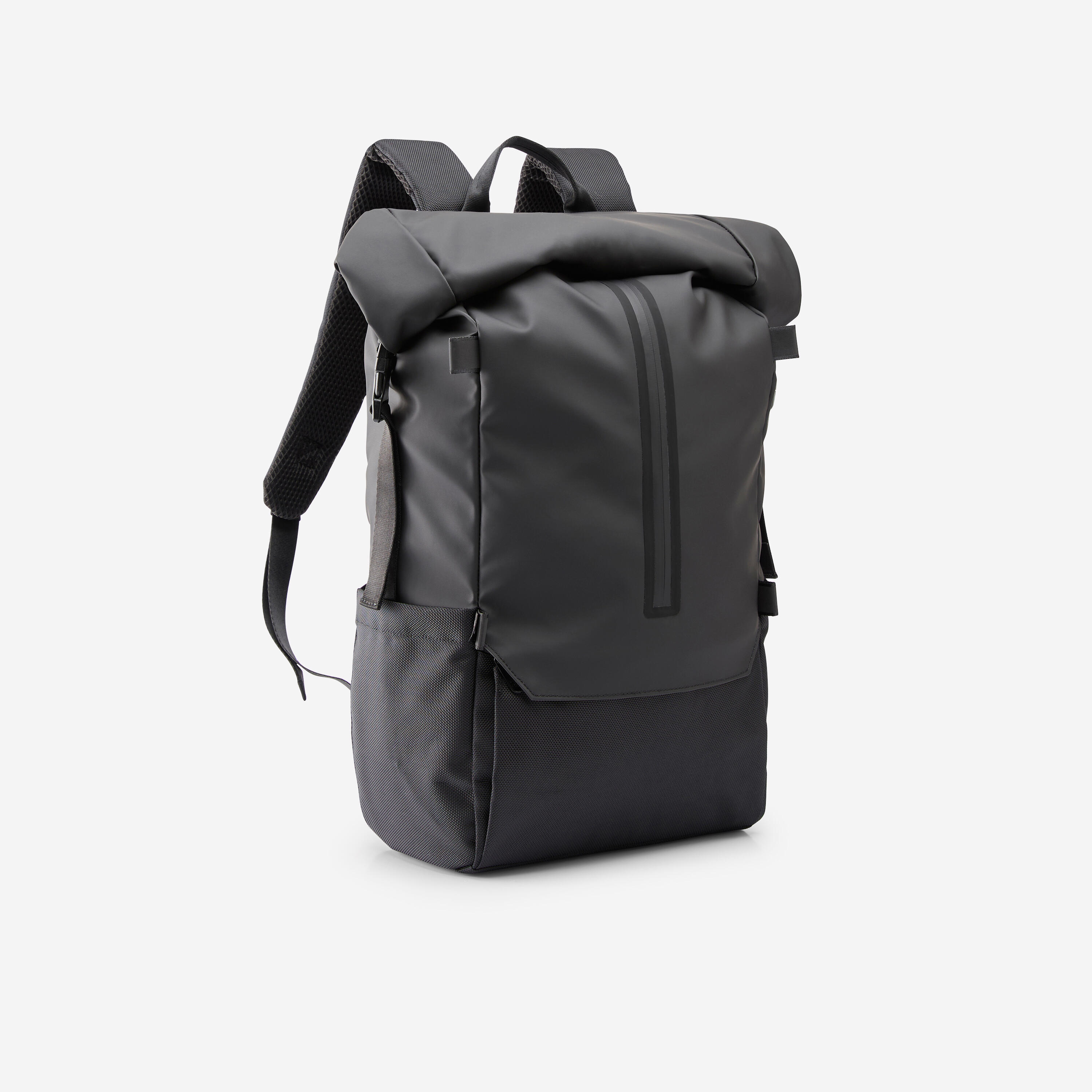 Rolltop Backpack with Laptop Pocket, 22-29 L - DECATHLON