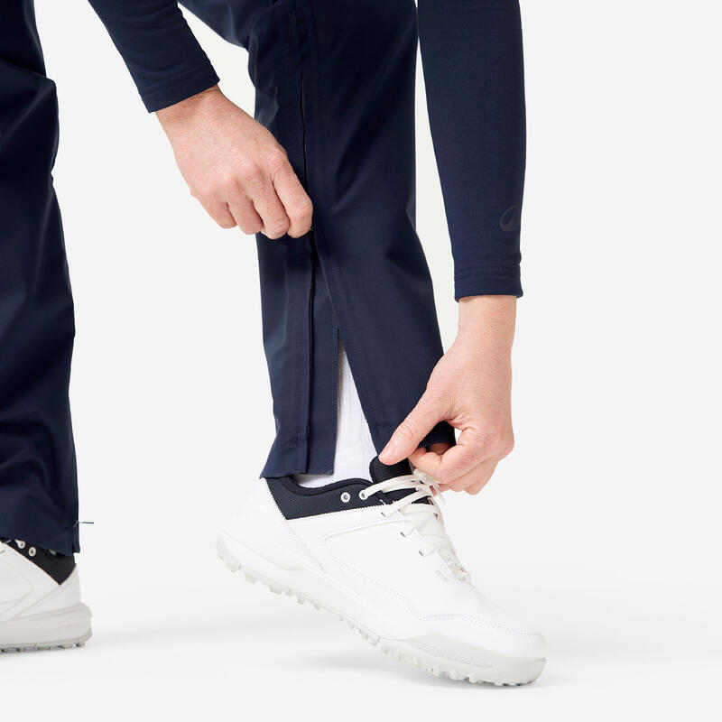 Pantalon impermeabil golf RW500 Bleumarin Damă