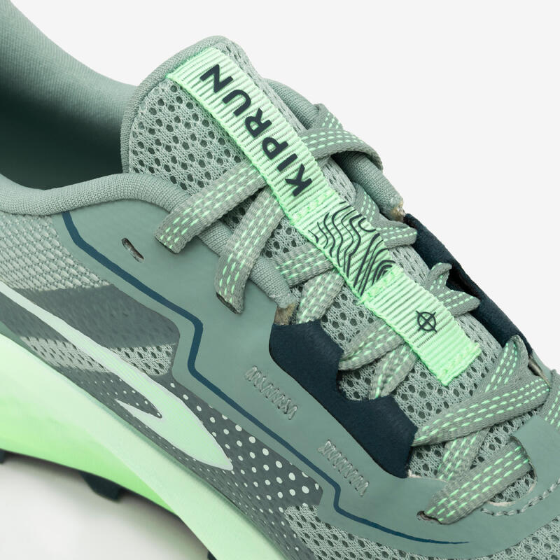 Sapatilhas de Trail Running/Corta-Mato Criança K500 Grip Caqui