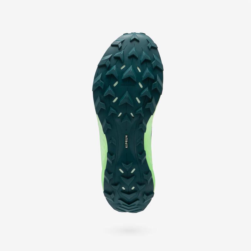 Sapatilhas de Trail Running/Corta-Mato Criança K500 Grip Caqui
