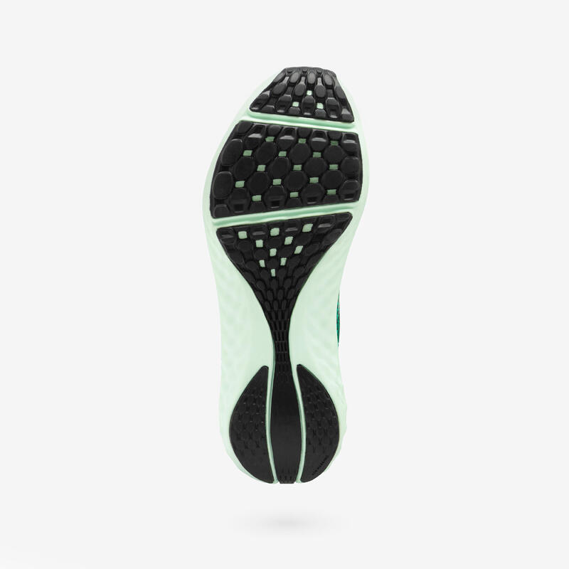 Chaussures de running enfant - KIPRUN K500 FAST vert turquoise