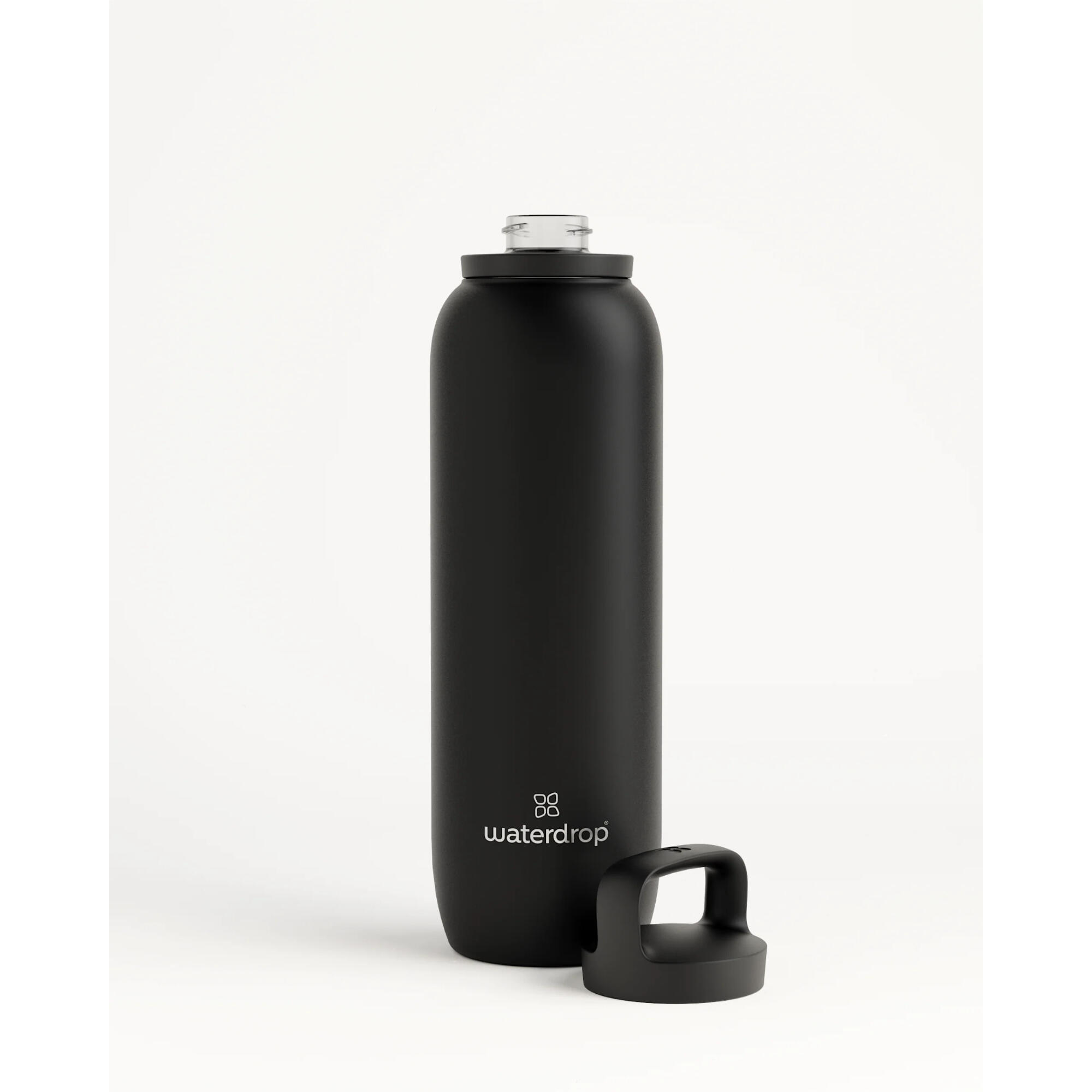 WATERDROP All-Purpose Steel 1000ml Bottle - Black