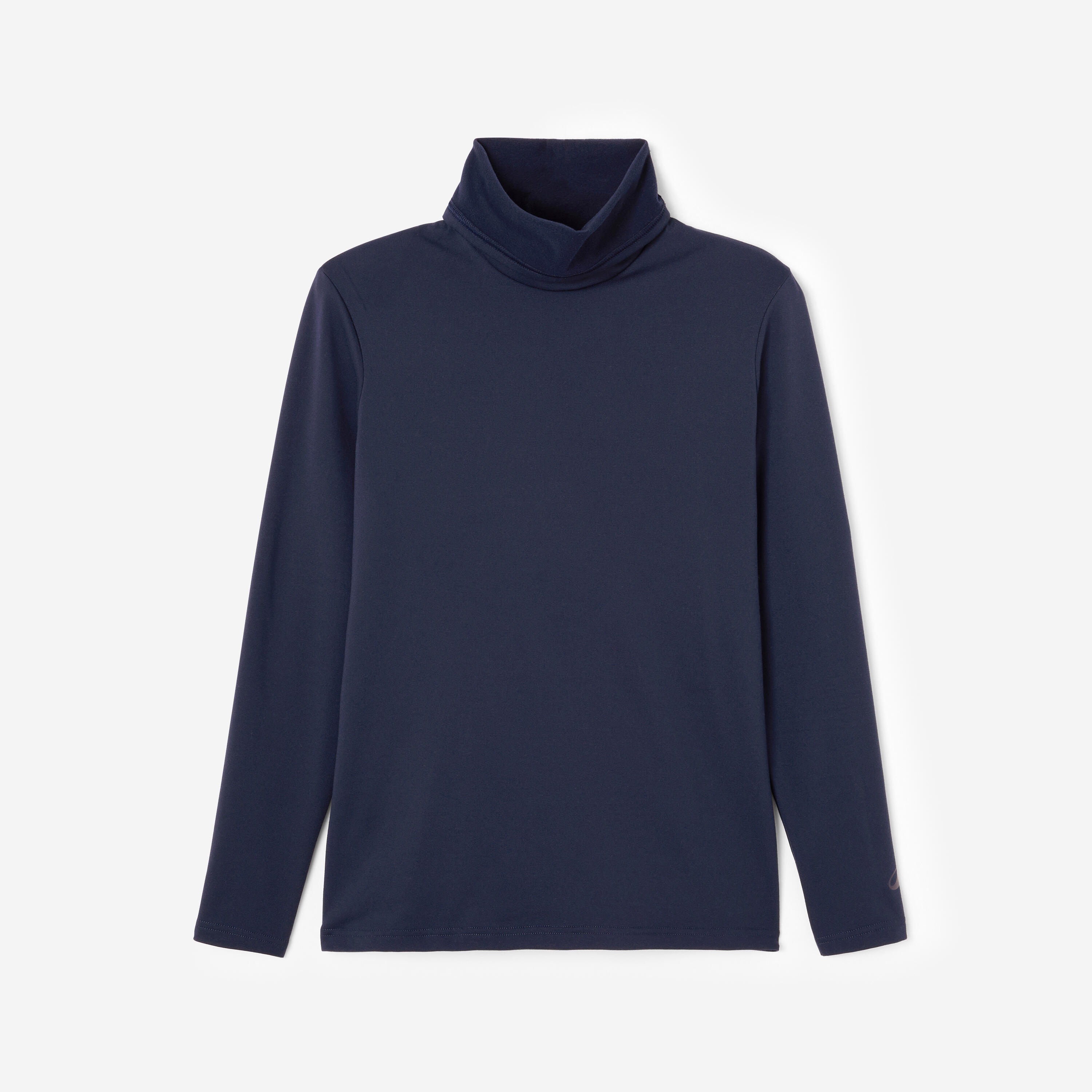 Sous-pull de golf thermique col roulé femme, CW500 bleu marine 7/11