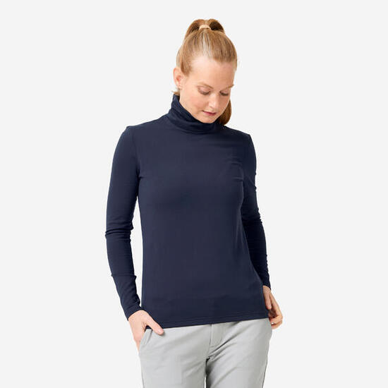 Dolcevita termico golf donna CW 500 blu