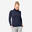 Pulover termic golf guler rulat CW500 Bleumarin Damă