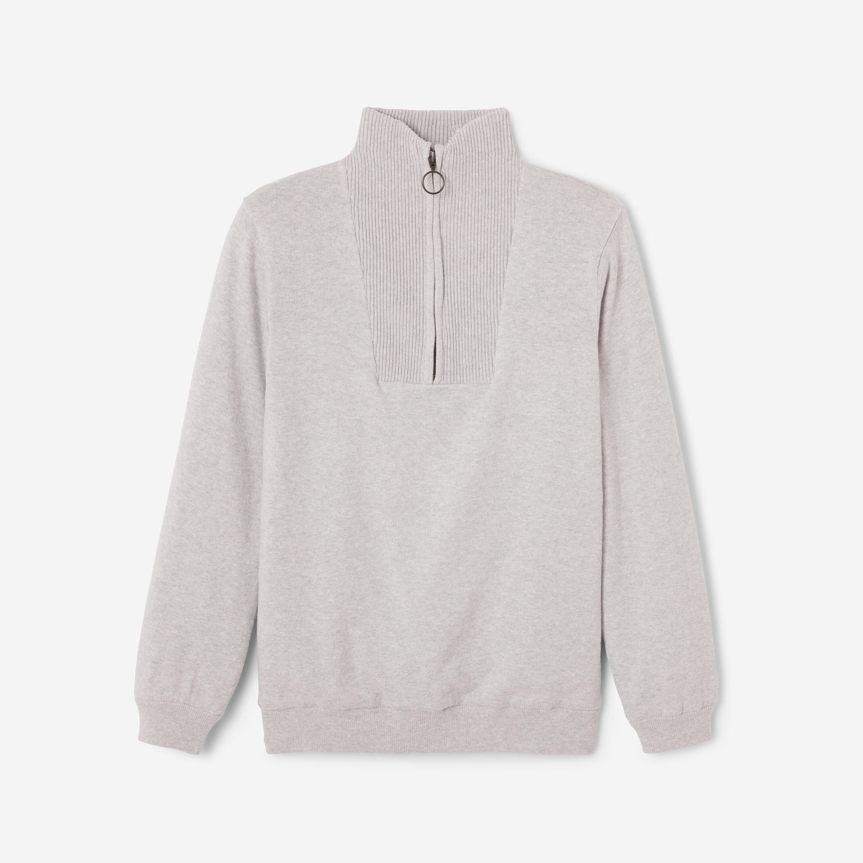 Camisola de Golf Corta-vento gola subida com fecho Mulher, MW500 Cinza 8/8