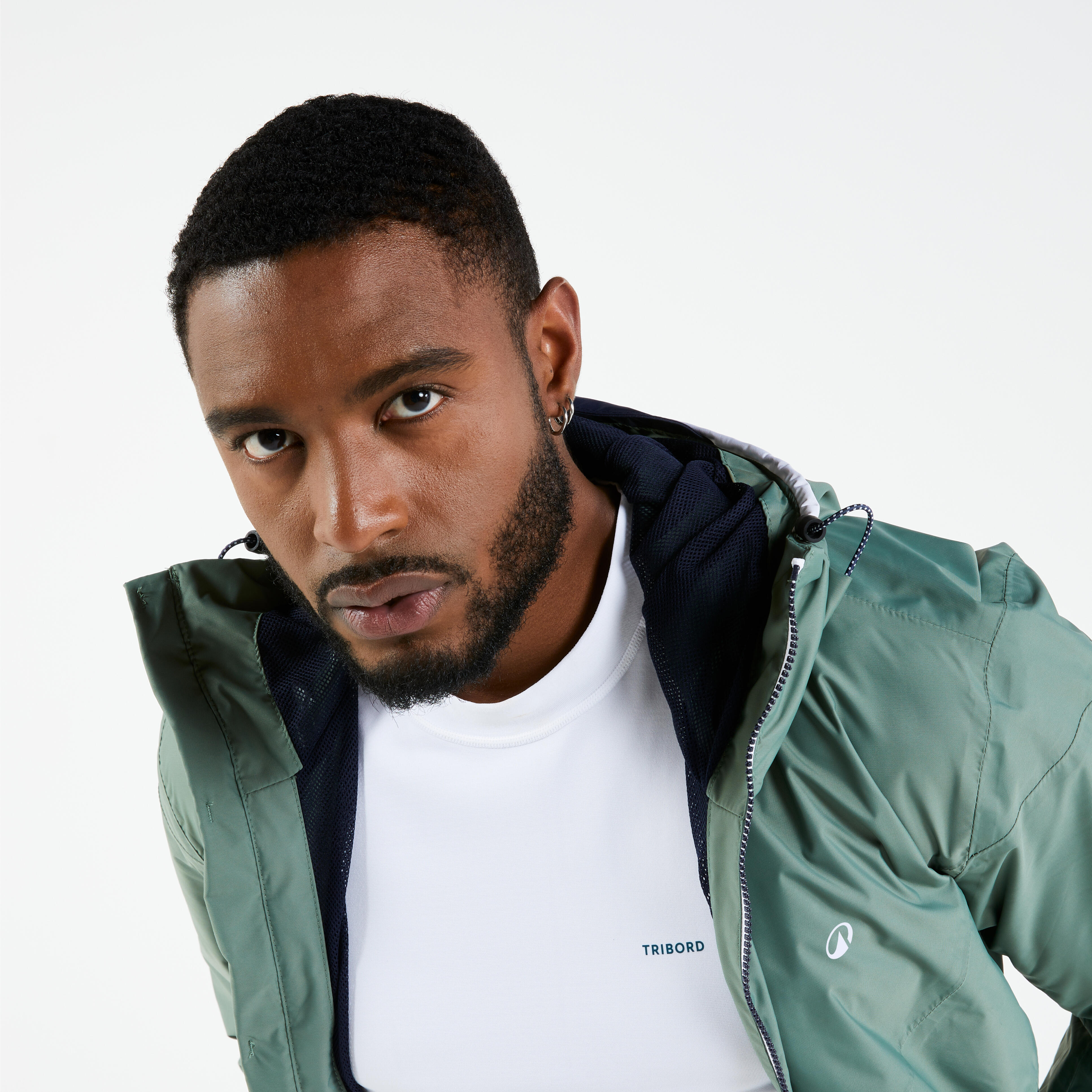 Men Sailing Jacket Waterproof Green