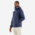Veste imperméable et coupe vent de voile homme, 100 bleu marine