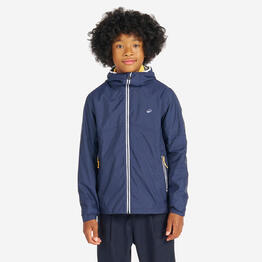 Veste imperméable et coupe vent de voile enfant, 100 navy