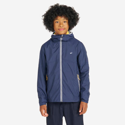 Veste de voile imperméable Enfant - veste de pluie Sailing 100 blanc bleu