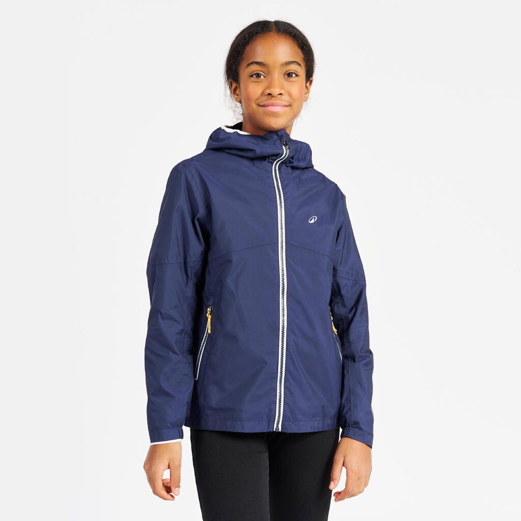 Kid’s Waterproof Sailing Jacket 100 Navy