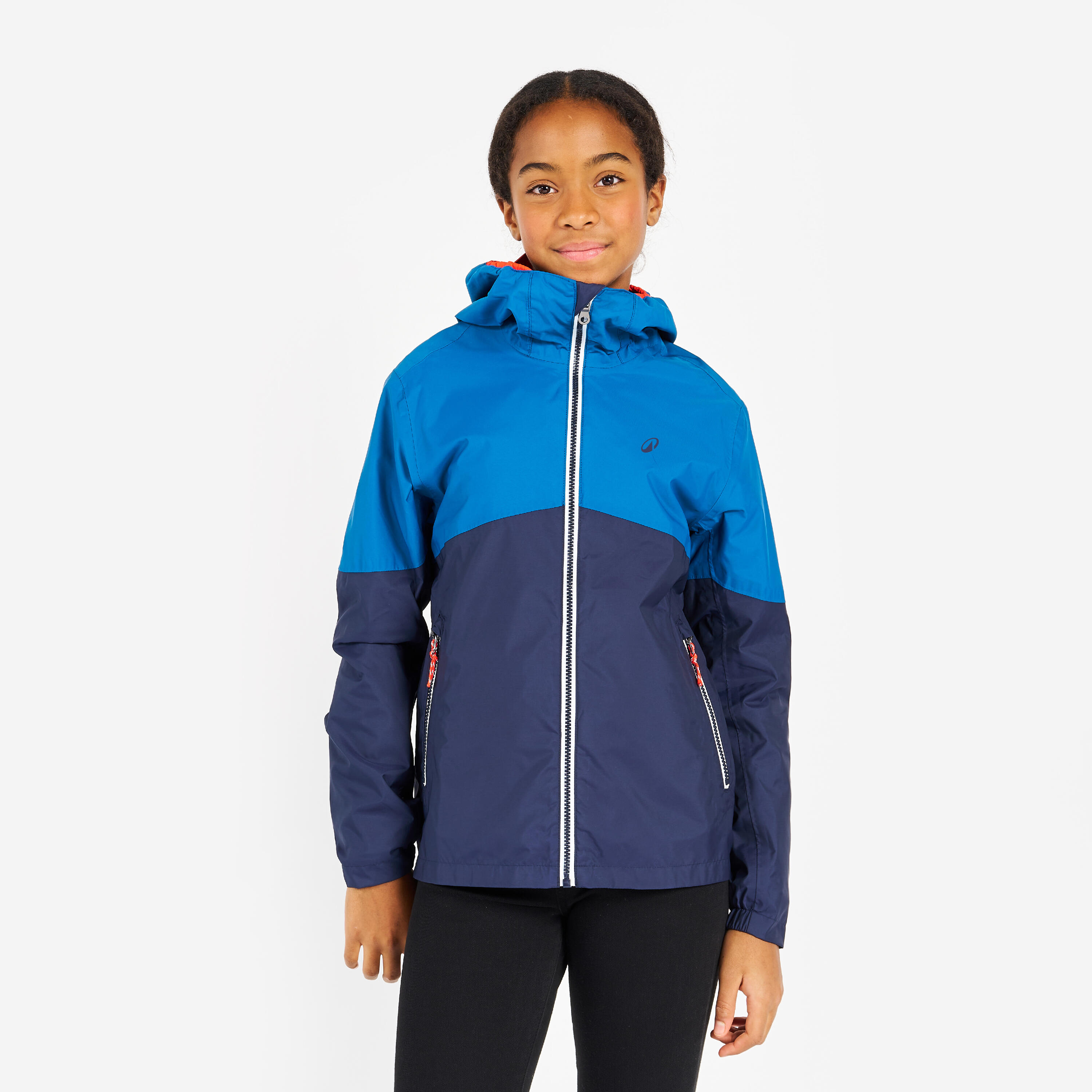 Zeiljas regenjas voor kinderen Sailing 100 marineblauw blauw 2/17