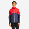 Chaqueta Vela Sailing 100 Niños Azul Rojo Impermeable