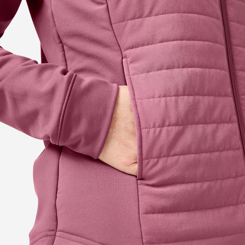 Veste hiver golf Femme, CW500 rose foncé