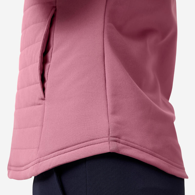 Veste hiver golf Femme, CW500 rose foncé