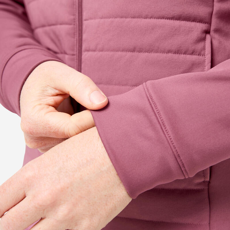 Veste hiver golf Femme, CW500 rose foncé