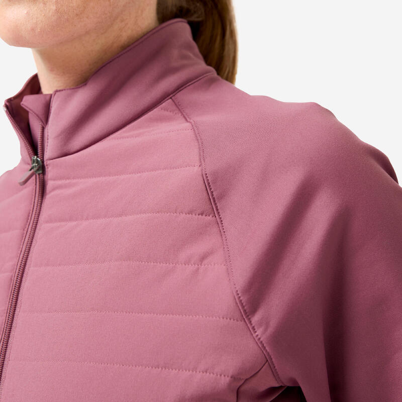 Veste hiver golf Femme, CW500 rose foncé